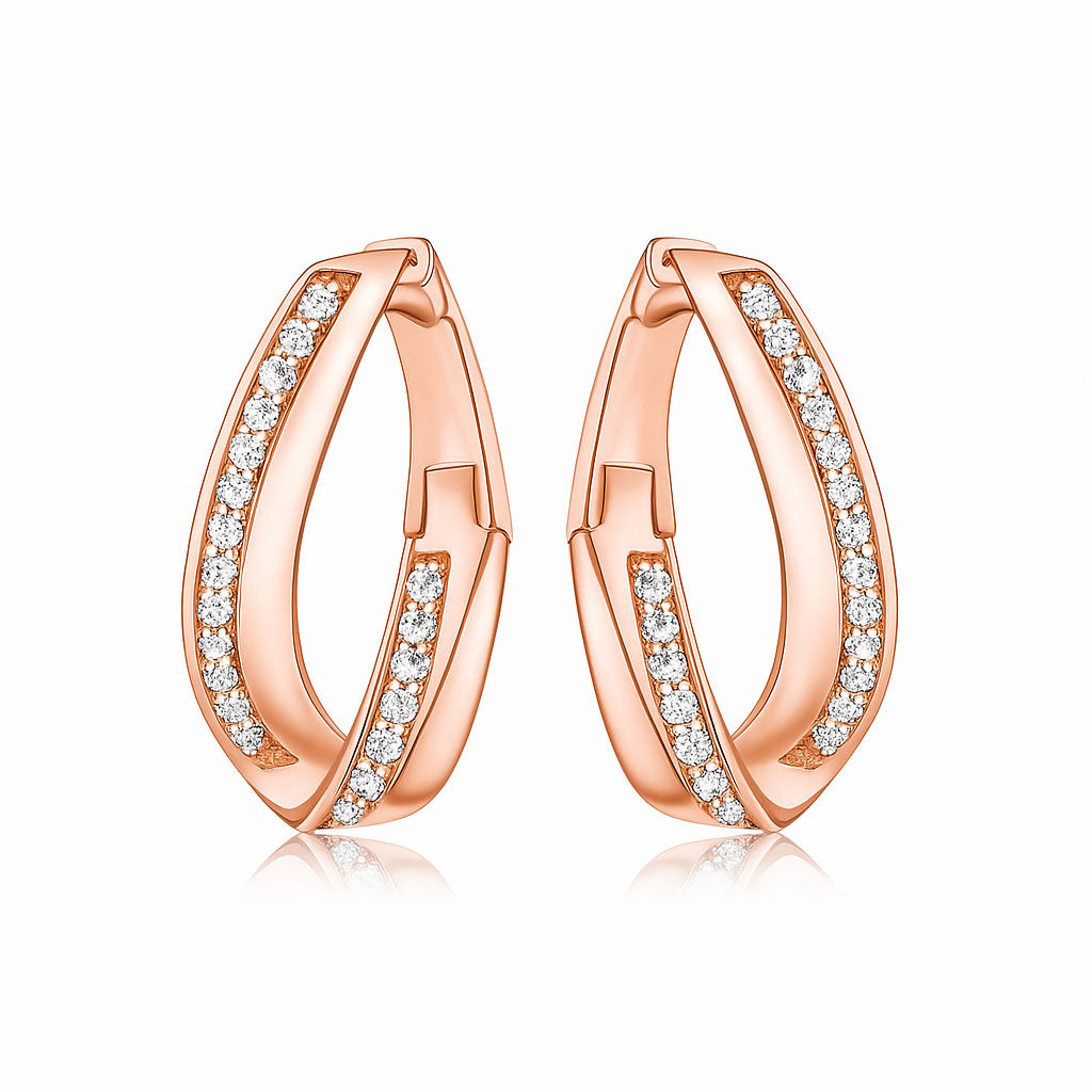 Strieborné náušnice