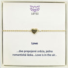 Silberarmband Love