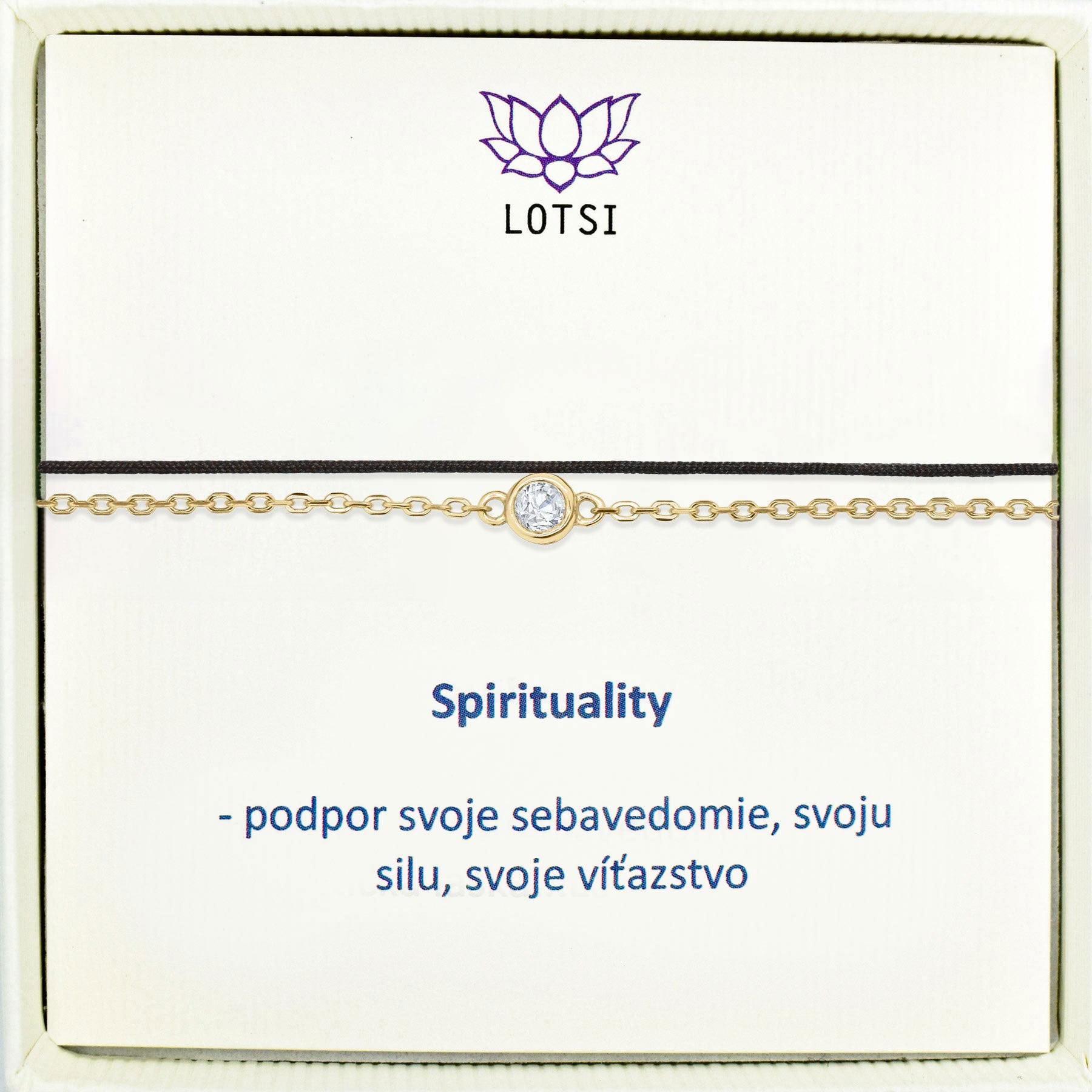 Strieborný náramok Spirituality