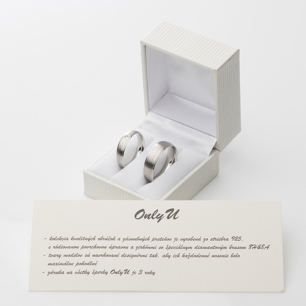 Strieborné obrúčky