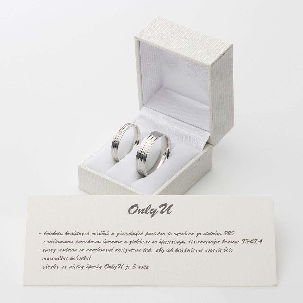 Strieborné obrúčky