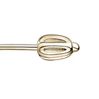 Goldene Schraubohrringe