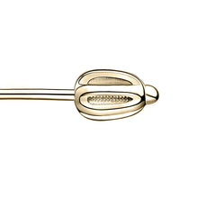 Goldene Schraubohrringe