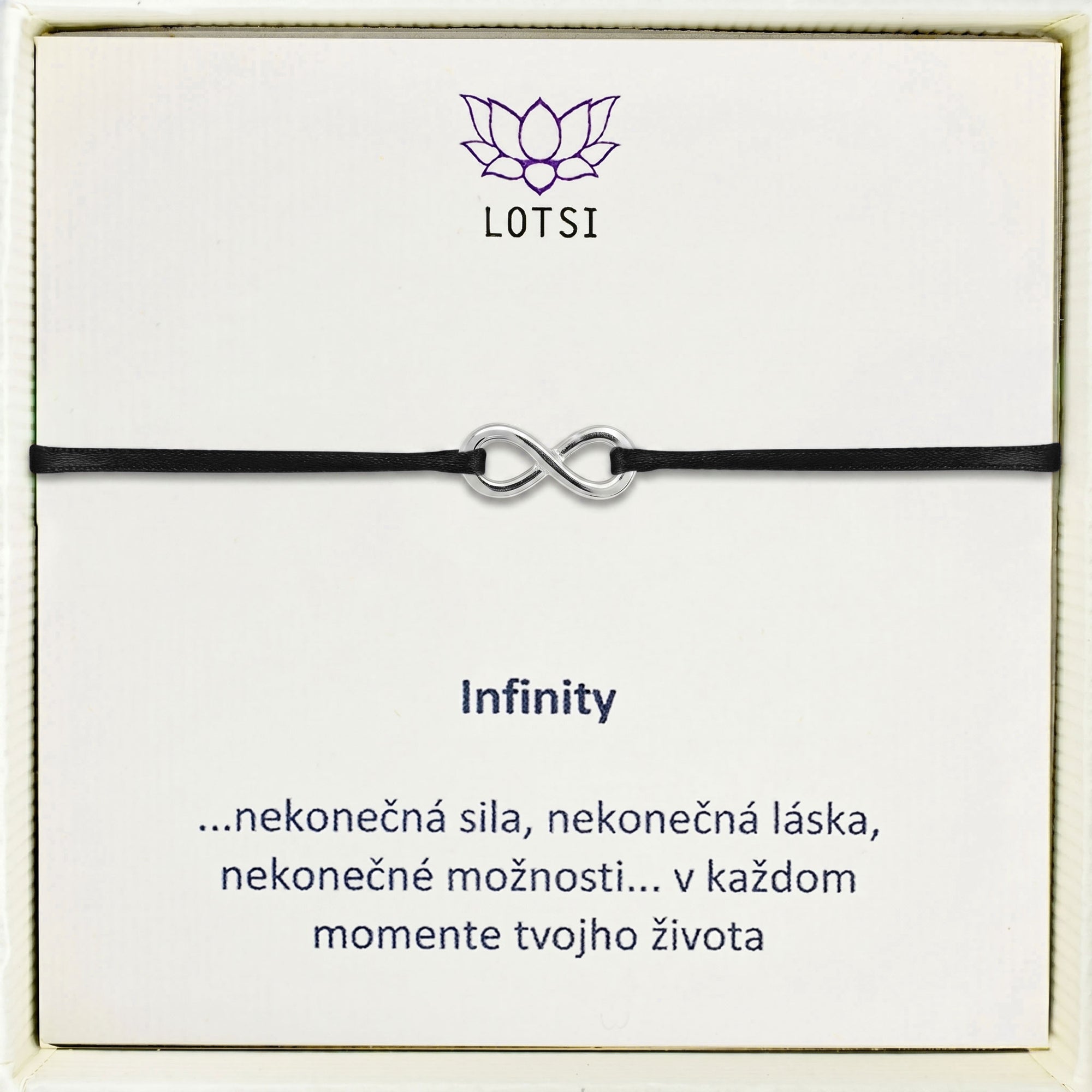Silberarmband Unendlichkeit