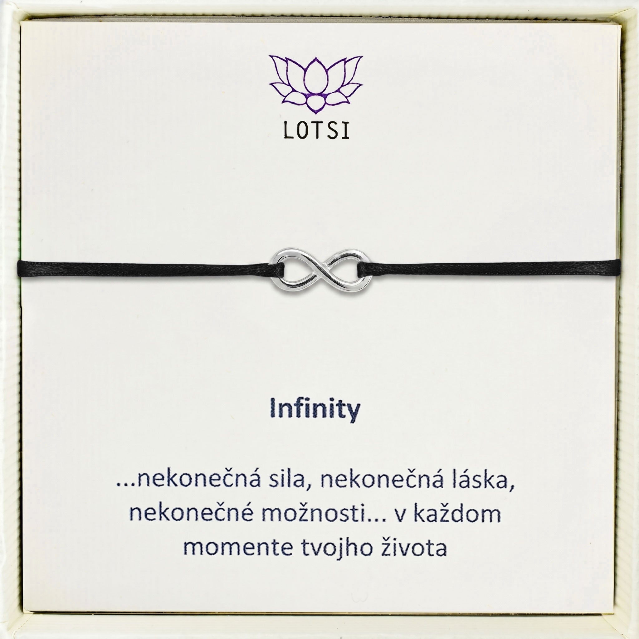 Silberarmband Unendlichkeit