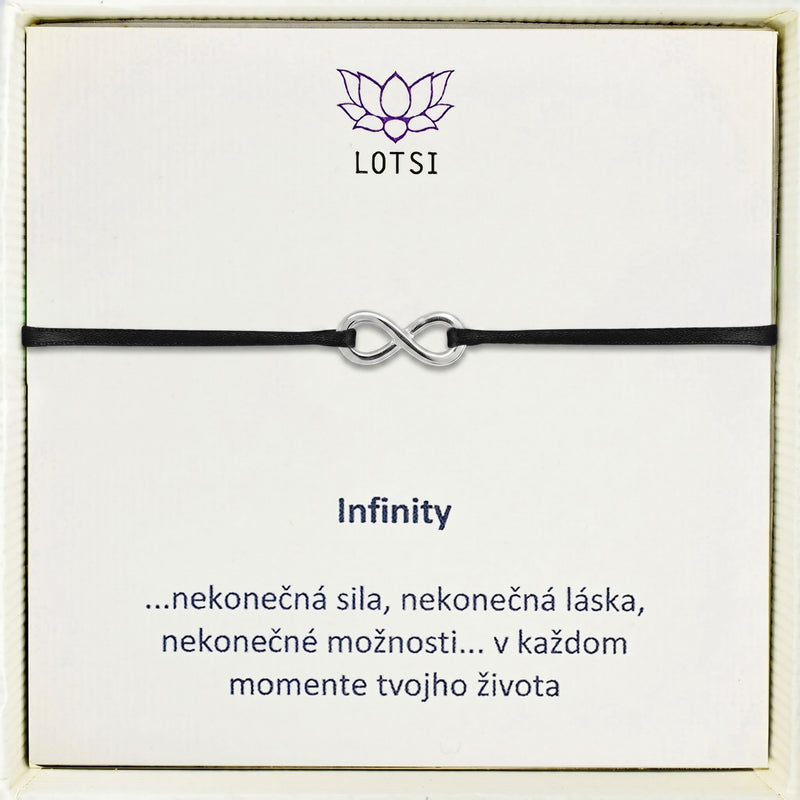 Silberarmband Unendlichkeit