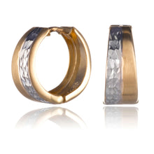 kombinovane-zlate-nausnice-kruzky-s-gravirom