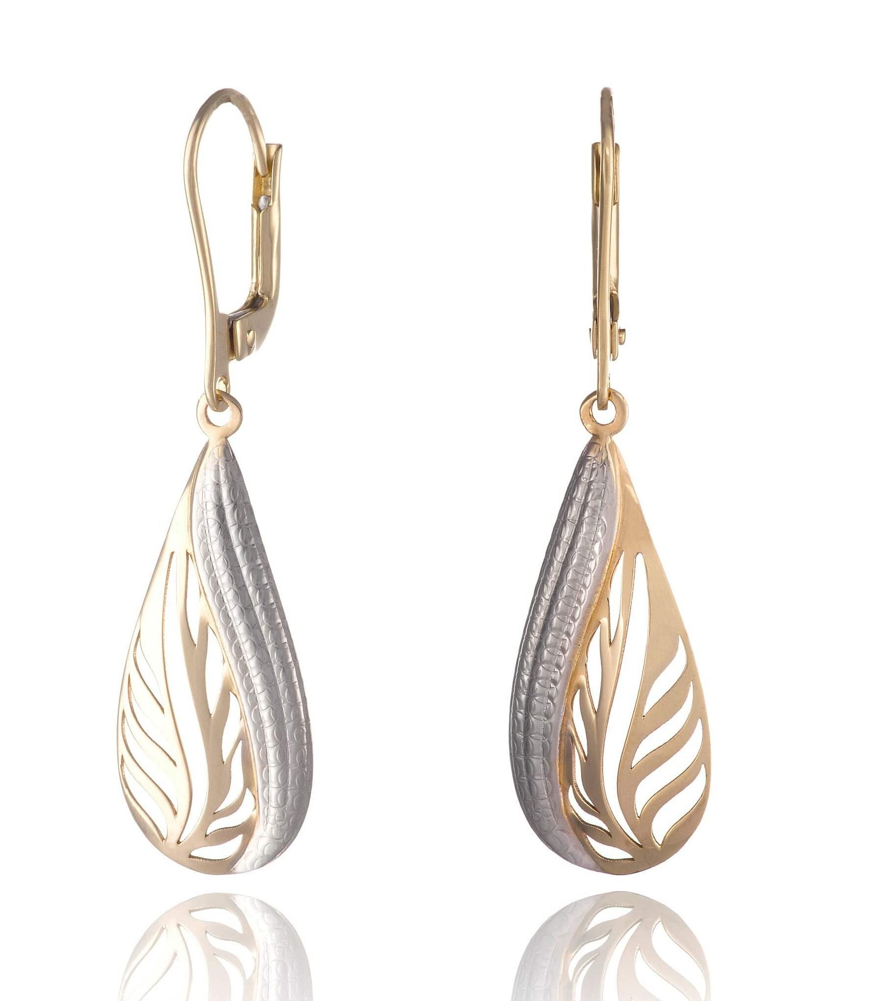 visiace-nausnice-listky-z-kombinovaneho-zlata