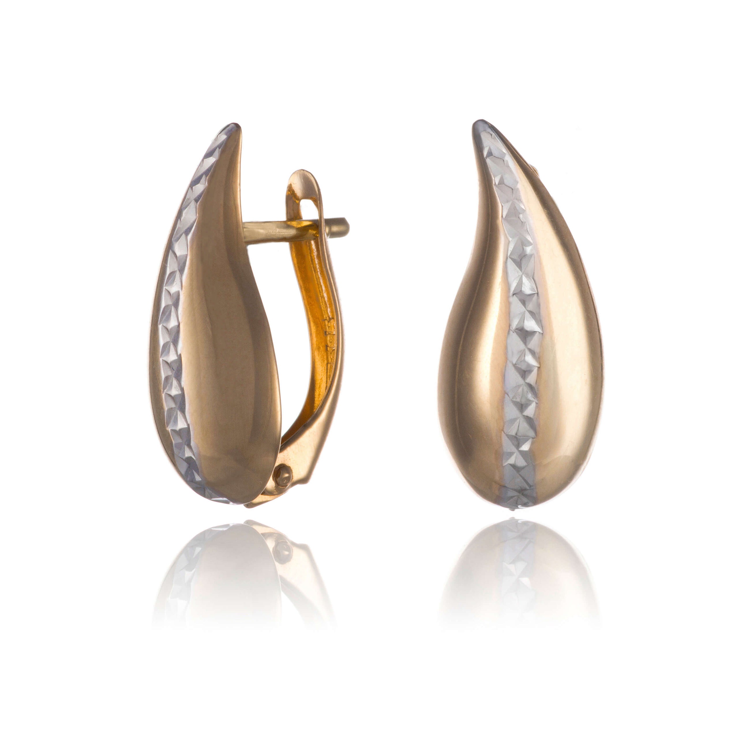 zlate-nausnice-slzy-s-klapkovym-zapinanim