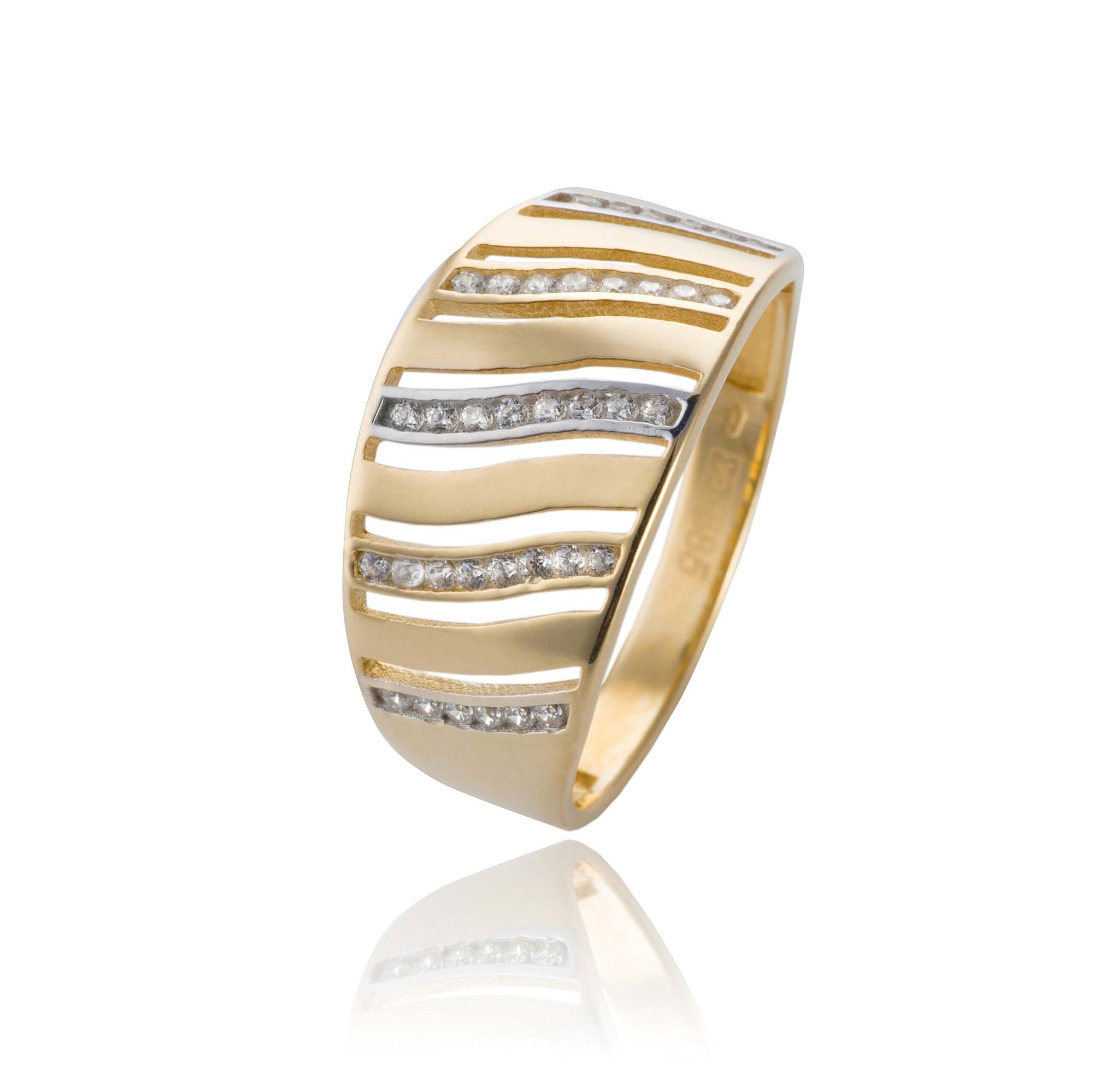 damsky-zlaty-prsten-so-zaujimavym-vzorom