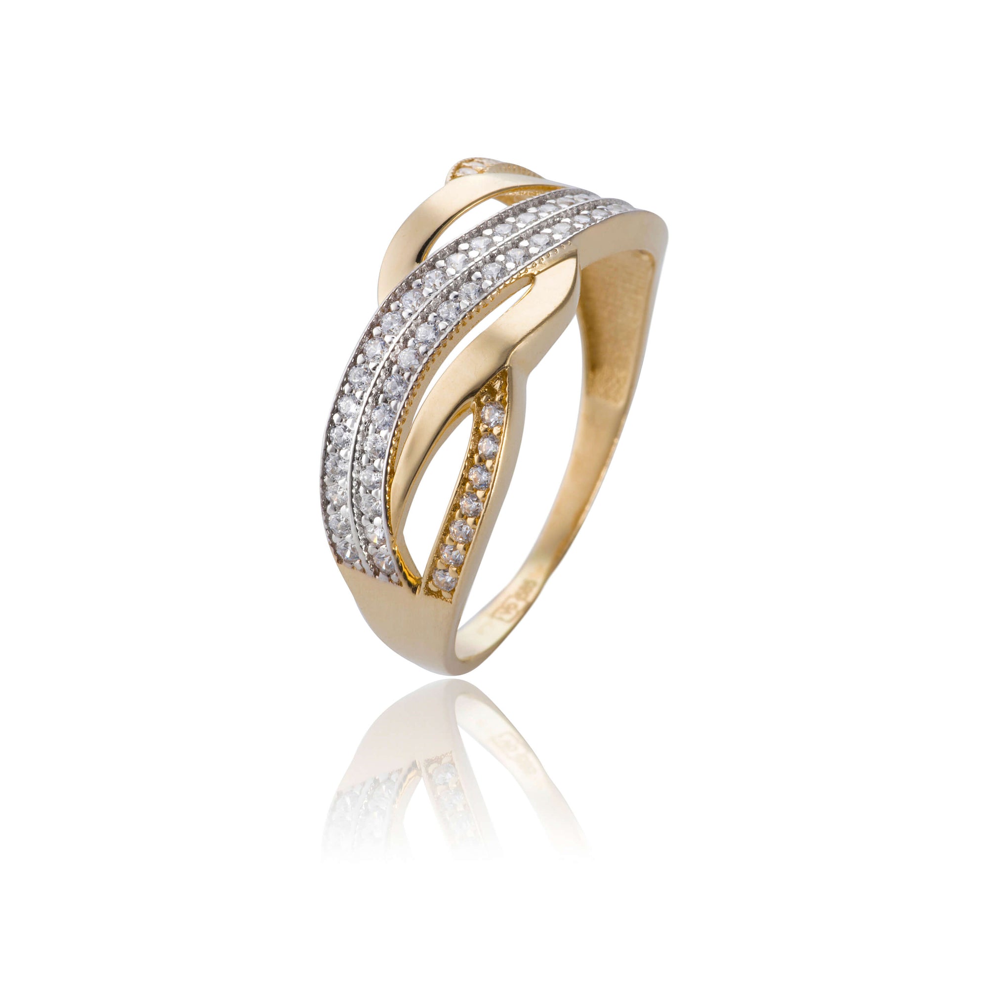 elegantny-damsky-prsten-zo-zlteho-zlata