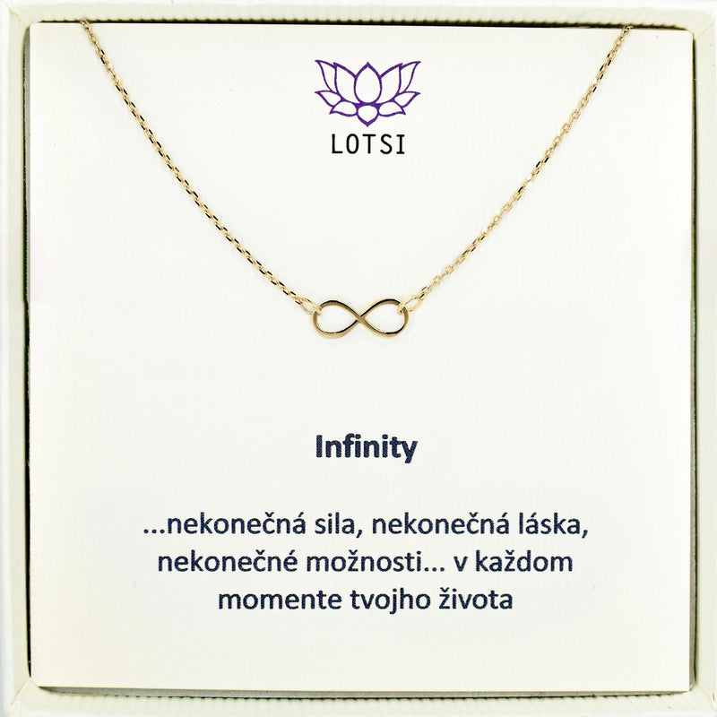 Zlatá retiazka Infinity