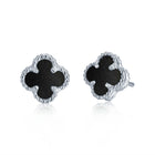 Strieborné náušnice s polodrahokamom