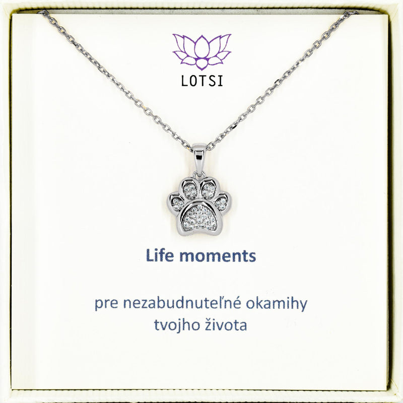 Strieborná retiazka Life moments