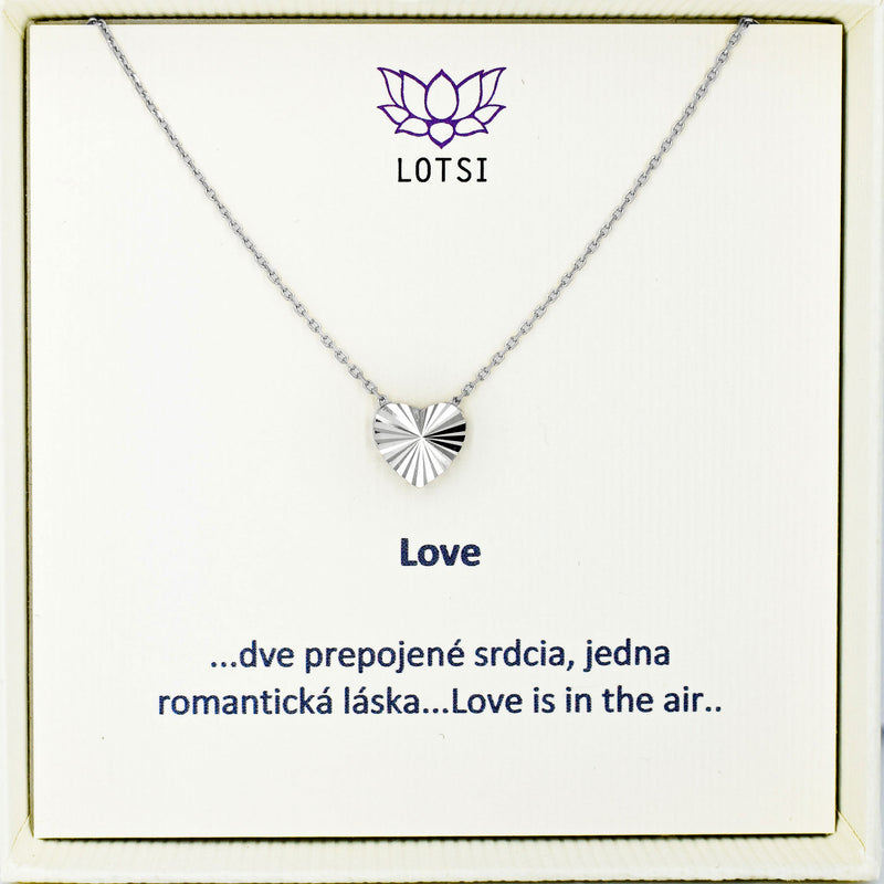 Zlatá retiazka Love