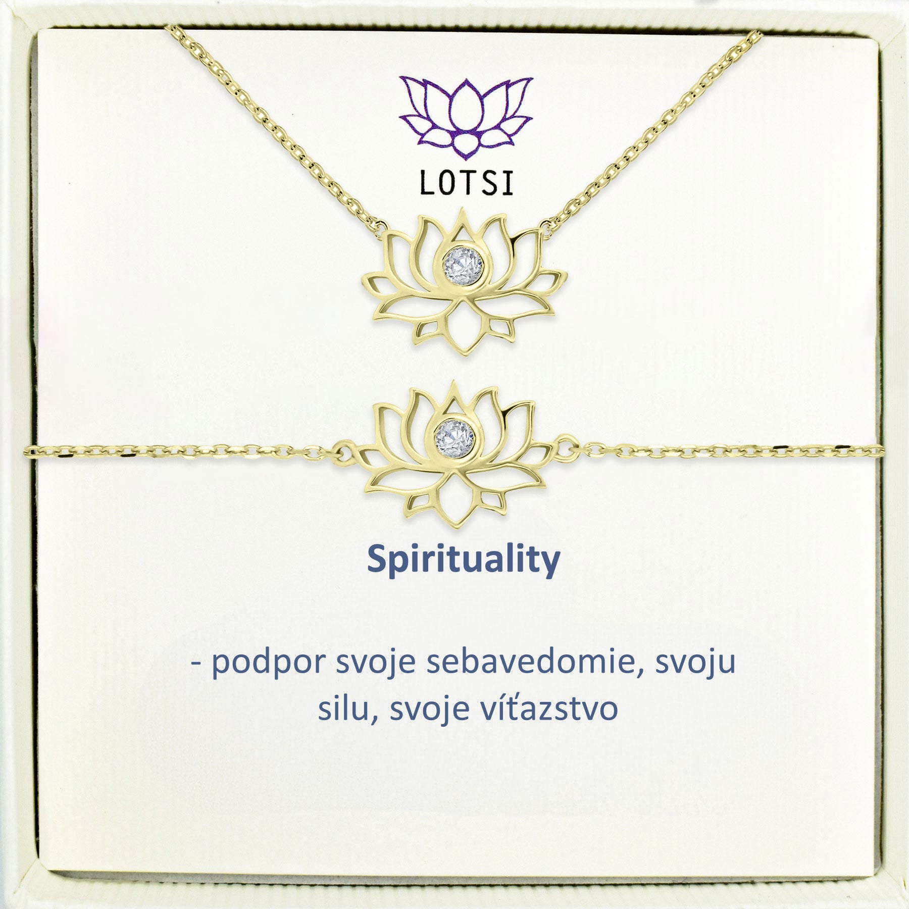 Strieborný set Spirituality